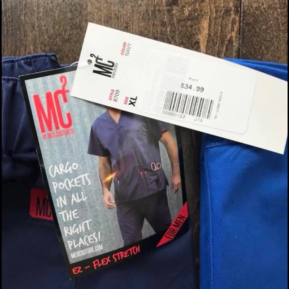 6 Mens Medical Scrubs - Picture 6 of 7